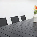 Queensville 9pc Deluxe Dining Setting - Gunmetal