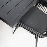 Ravenne Astrid 9pc Dining Setting - Black