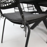 Ravenne Bahamas 9pc Dining Setting - Black