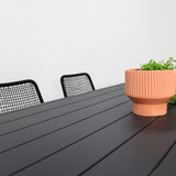 Ravenne Bahamas 9pc Dining Setting - Black