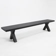 Ravenne 220cm Bench - Black