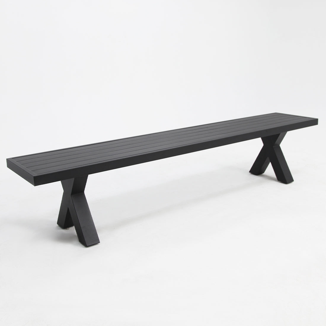 Ravenne 220cm Bench - Black
