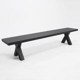 Ravenne 220cm Bench - Black