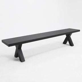 Ravenne 220cm Bench - Black