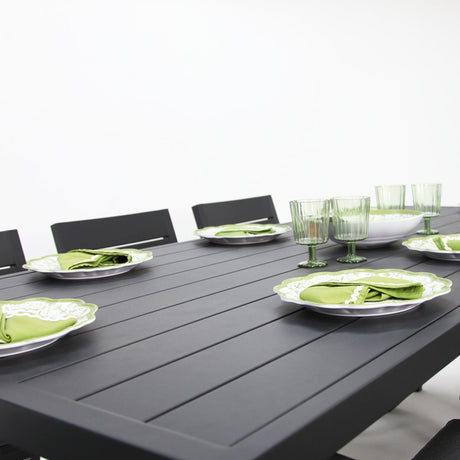 Ravenne Dallas 9pc Dining Setting - Black