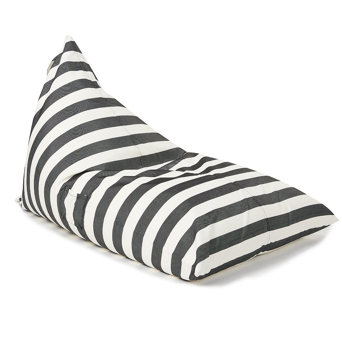 Relax Sack Beanbag - Charcoal and White Stripe