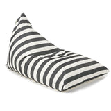 Relax Sack Beanbag - Charcoal and White Stripe