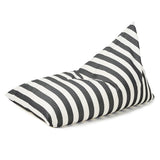 Relax Sack Beanbag - Charcoal and White Stripe