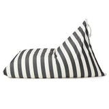 Relax Sack Beanbag - Charcoal and White Stripe