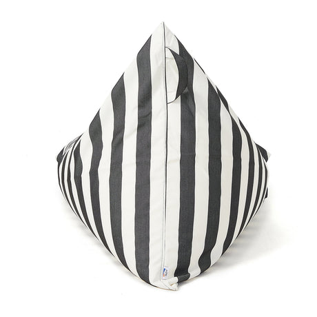 Relax Sack Beanbag - Charcoal and White Stripe