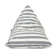 Relax Sack Beanbag - Grey and White Stripe