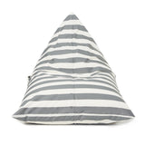 Relax Sack Beanbag - Grey and White Stripe