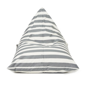 Relax Sack Beanbag - Grey and White Stripe