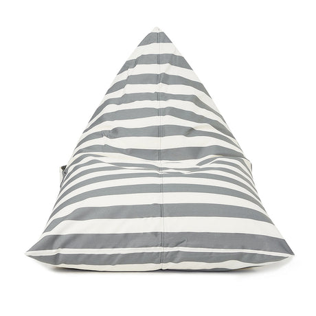 Relax Sack Beanbag - Grey and White Stripe