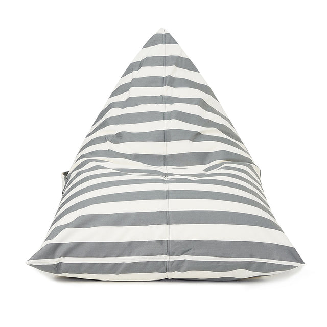 Relax Sack Beanbag - Grey and White Stripe