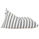 Relax Sack Beanbag - Grey and White Stripe