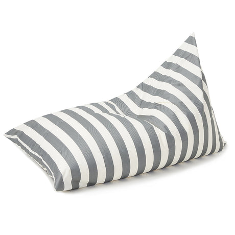 Relax Sack Beanbag - Grey and White Stripe