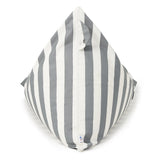Relax Sack Beanbag - Grey and White Stripe