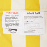 Drift Away Floating Beanbag - Taupe and White Stripe