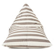 Relax Sack Beanbag - Taupe and White Stripe