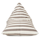 Relax Sack Beanbag - Taupe and White Stripe