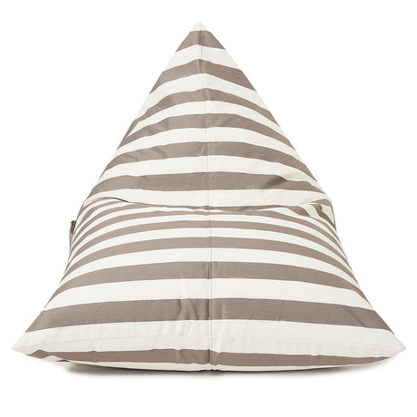 Relax Sack Beanbag - Taupe and White Stripe