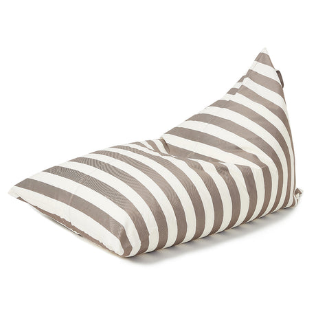 Relax Sack Beanbag - Taupe and White Stripe