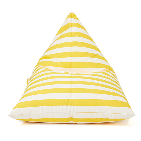 Relax Sack Beanbag - Yellow and White Stripe