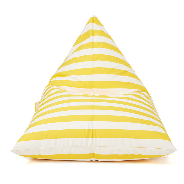 Relax Sack Beanbag - Yellow and White Stripe