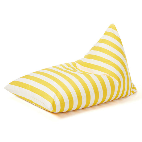 Relax Sack Beanbag - Yellow and White Stripe