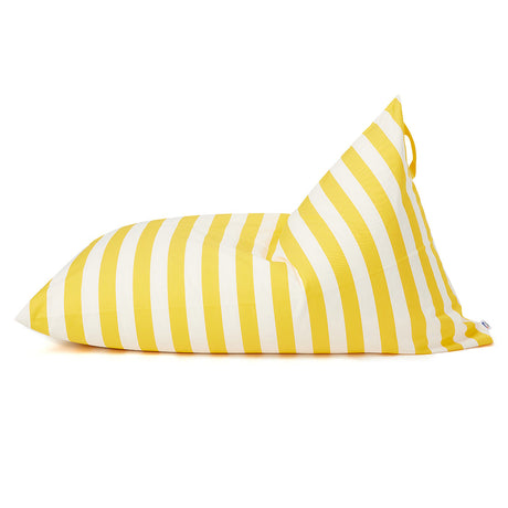 Relax Sack Beanbag - Yellow and White Stripe