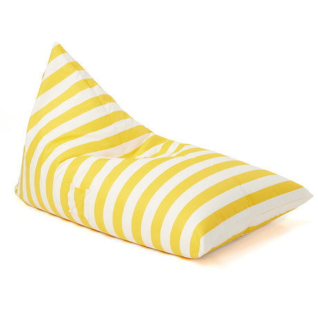 Relax Sack Beanbag - Yellow and White Stripe