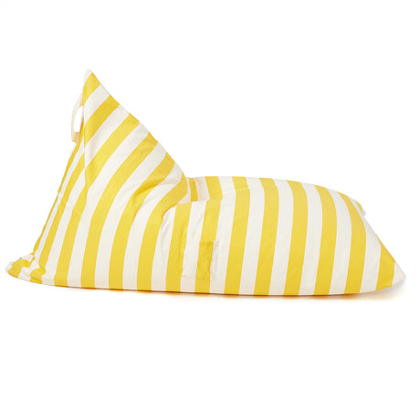 Relax Sack Beanbag - Yellow and White Stripe