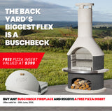 Buschbeck Rondo Fireplace and Pizza Oven - Grey