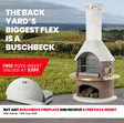 Buschbeck Rondo Fireplace and Pizza Oven - Mocha