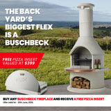 Buschbeck Rondo Fireplace and Pizza Oven - White