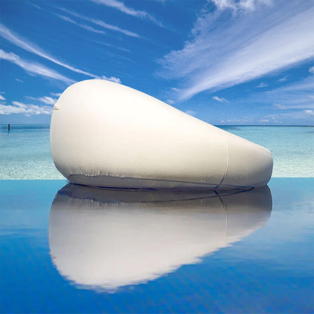 Billy Fresh Inflatable Round Day Bed - Beige