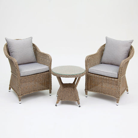 Sable 3pc Balcony Set - Driftwood Stone