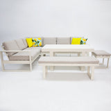 Sallsey Corner Lounge Setting - Cream