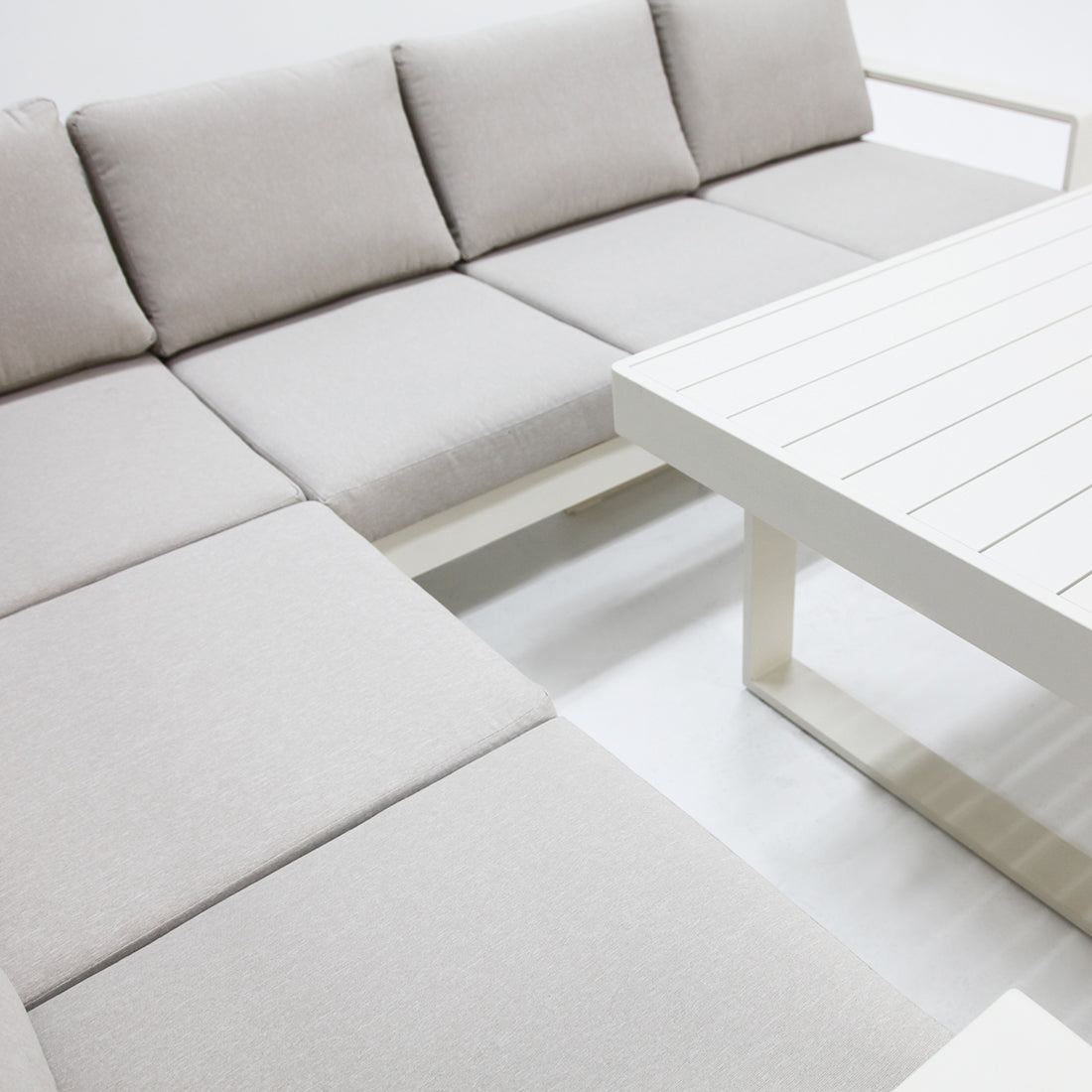Sallsey Corner Lounge Setting - Cream