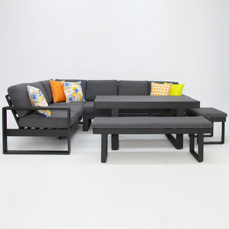 Sallsey Corner Lounge Setting - Storm