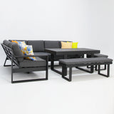 Sallsey Corner Lounge Setting - Storm
