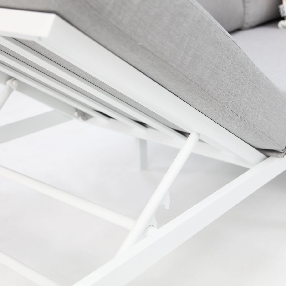 San Antonio Corner Lounge Setting - White