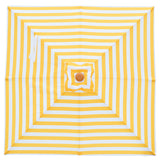 Billy Fresh 2m Timber-Look Aluminium San Remo Umbrella - Yellow