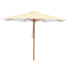Billy Fresh 3m Timber-Look Aluminium San Remo Umbrella - Yellow