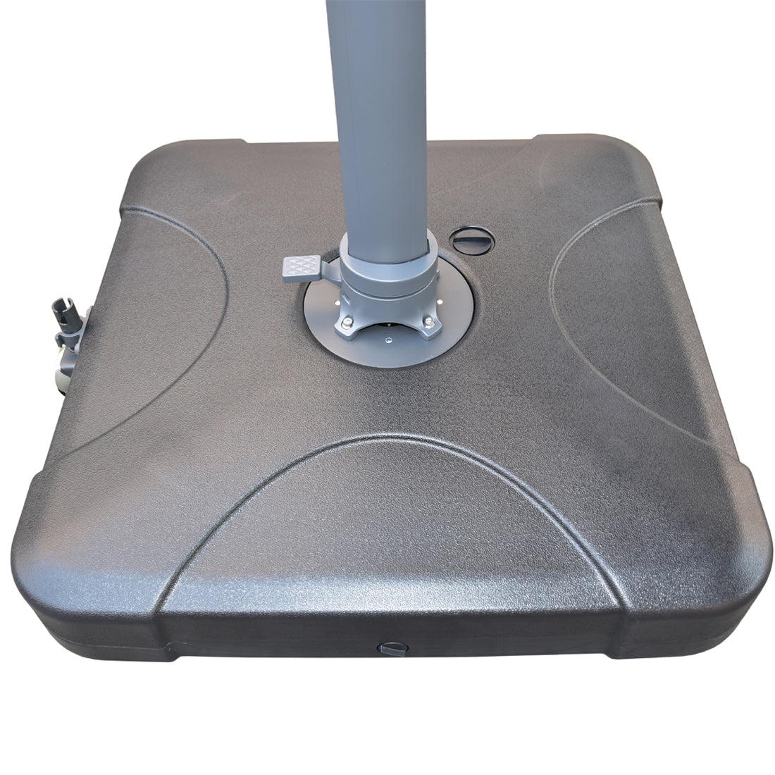 Santa Fe 3x4m Cantilever Umbrella with Water Base - Dark Grey