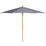 Billy Fresh 3m Bamboo St Tropez Umbrella - Navy