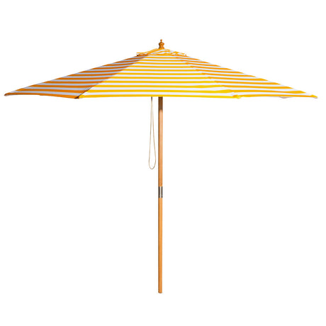 Billy Fresh 3m Bamboo Sunny Marbella Umbrella - Yellow