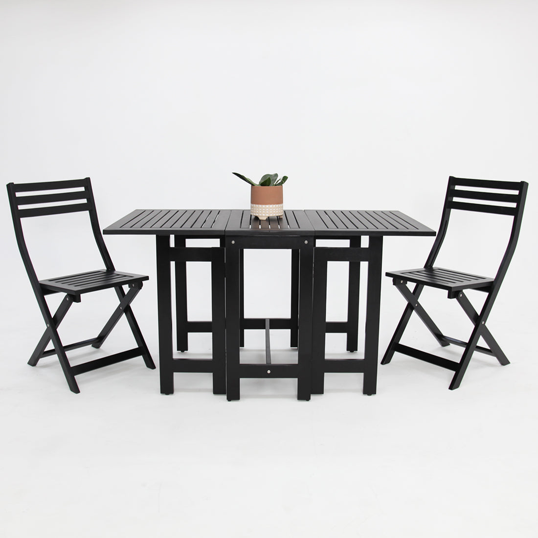 Tea 3pc Balcony Setting - Black