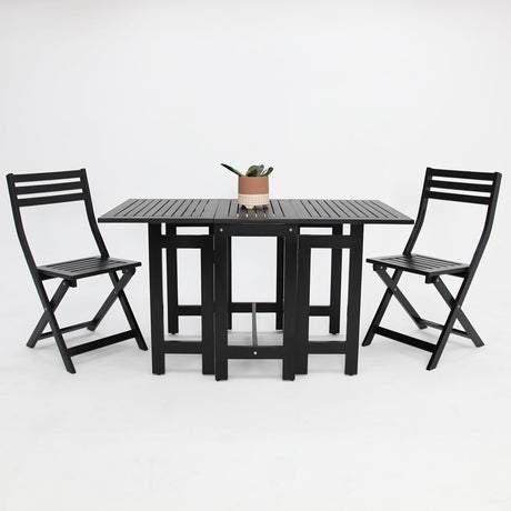 Tea 3pc Balcony Setting - Black